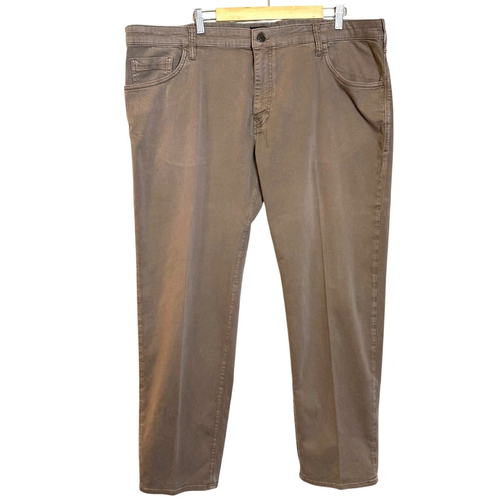 Mavi Zach 453 Mens Jeans 44x32 Brown Straight Leg Stretch 5 Pocket Cotton